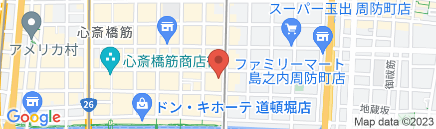 CANDEO HOTELS(カンデオホテルズ)大阪なんばの地図