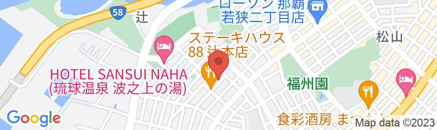 Residence Hotel Naha Westの地図