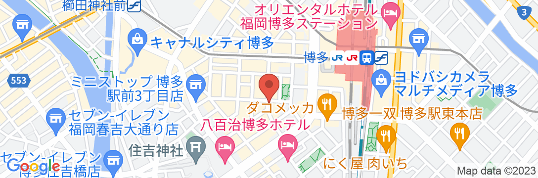 スマイルホテル博多駅前の地図