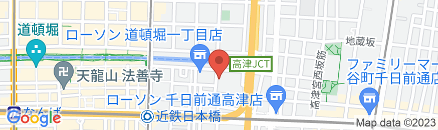 日本橋LUXE HOTELの地図