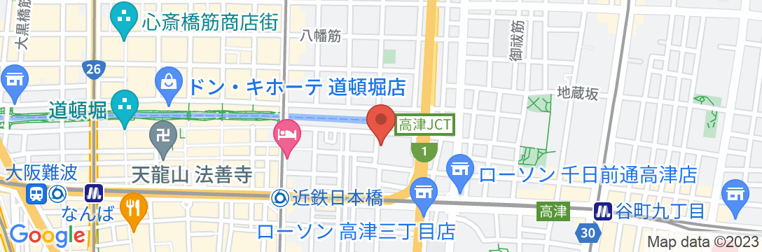 日本橋LUXE HOTELの地図