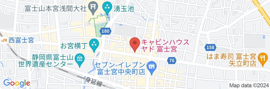 キャビンハウス ヤド 富士宮店の地図