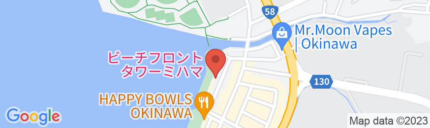 Beach Front Tower MIHAMA byDSH(ビーチフロントタワーミハマ)の地図