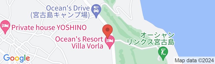 Ocean’s Resort Villa Vorla(オーシャンズリゾート ヴィラ ヴォーラ)の地図