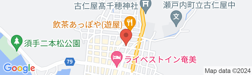 奄美の民宿 ゲストハウスかんもーれ<奄美大島>の地図