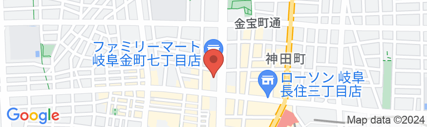 ABホテル岐阜の地図