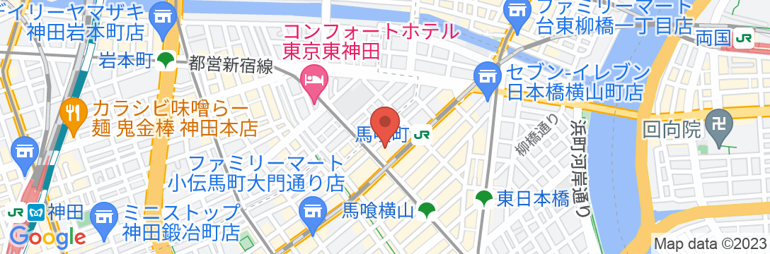 ホテルリブマックス東京馬喰町の地図
