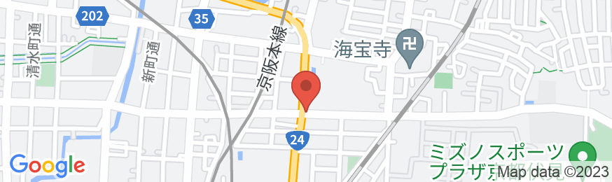 桃山の宿の地図