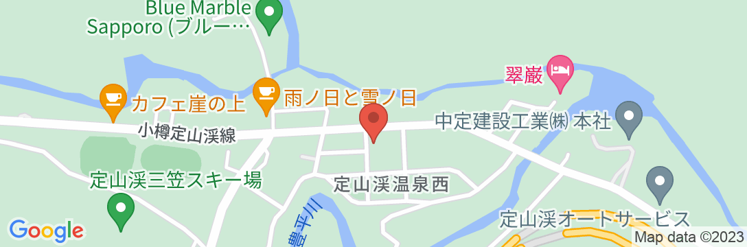 温泉旅館錦和荘の地図