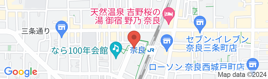 ピアッツァホテル奈良の地図