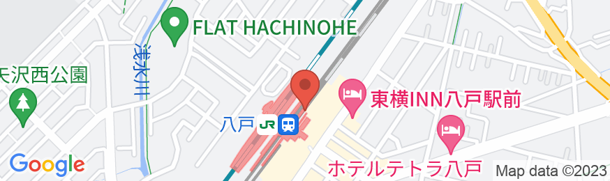 JR東日本ホテルメッツ八戸の地図