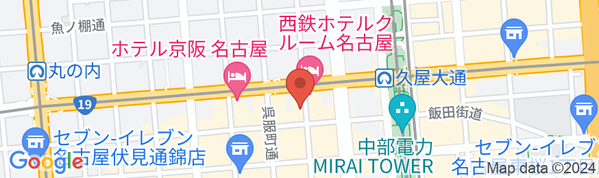 ホテルビスタ名古屋[錦]の地図