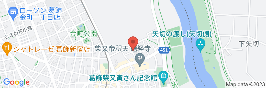 Shibamata FU-TEN Bed and Localの地図