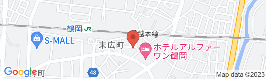 ホテル・キューズ鶴岡駅前店/HOTEL CUESの地図