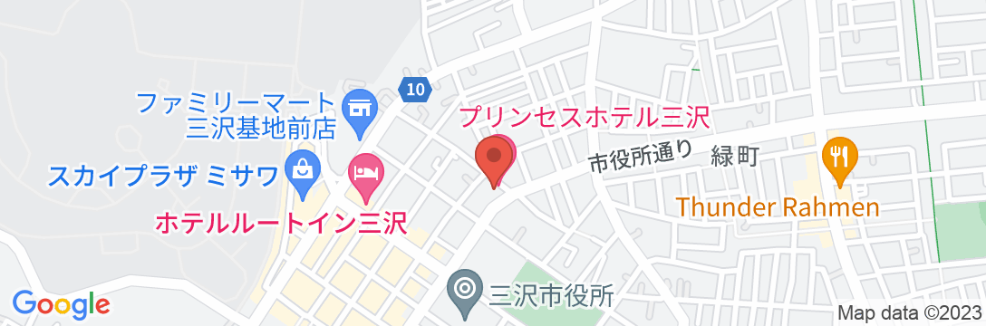 三沢プリンセスホテルの地図