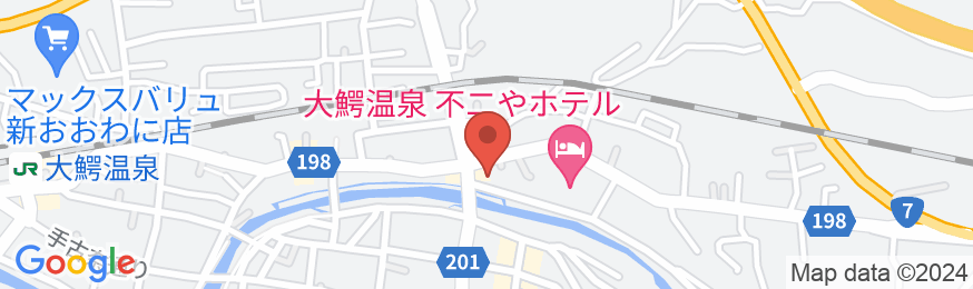 大鰐温泉 登録有形文化財の宿 ヤマニ仙遊館の地図