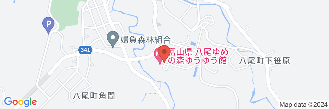 八尾ゆめの森 ゆうゆう館の地図