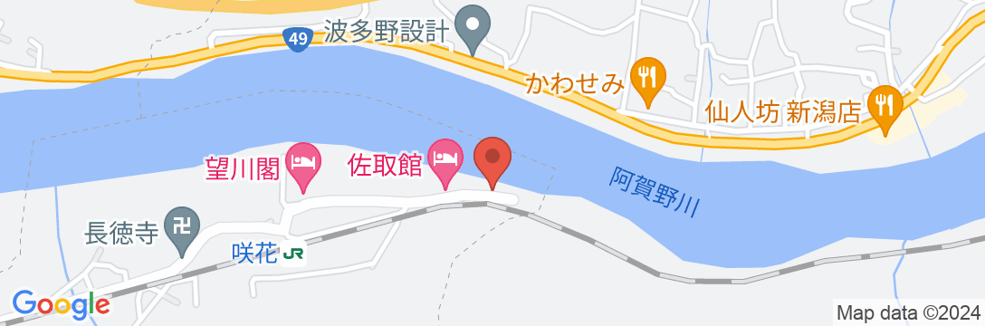 咲花温泉 碧水荘の地図