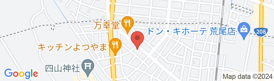 ビジネスホテル五十鈴荘の地図