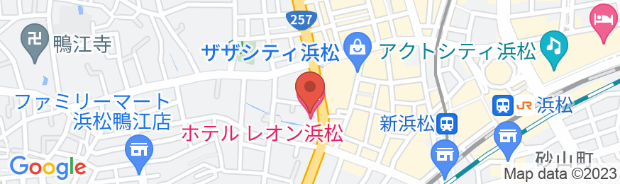 ホテルレオン浜松の地図