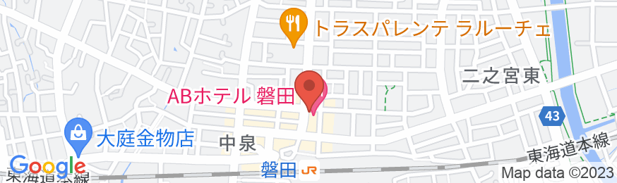 ABホテル磐田の地図