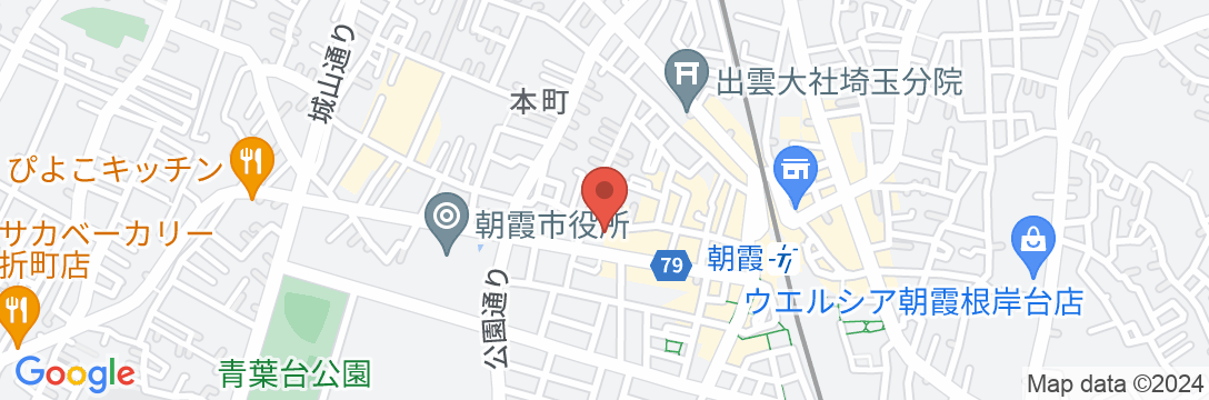 ホテルリブマックス埼玉朝霞駅前の地図