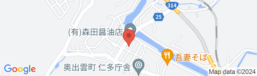 曽田旅館の地図