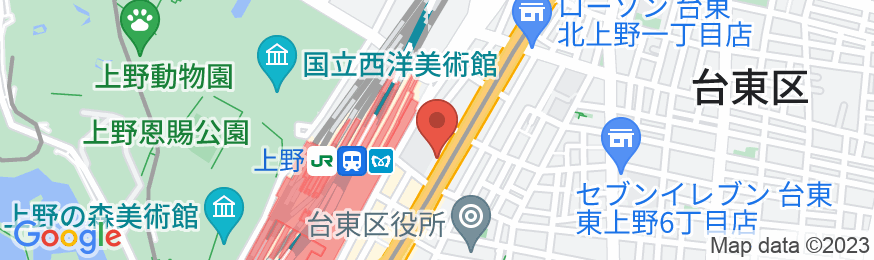 上野アーバンホテルの地図