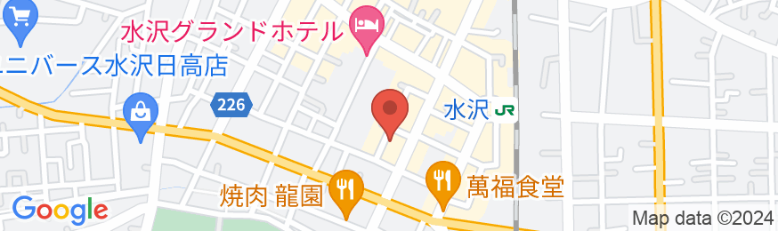青木旅館<岩手県>の地図