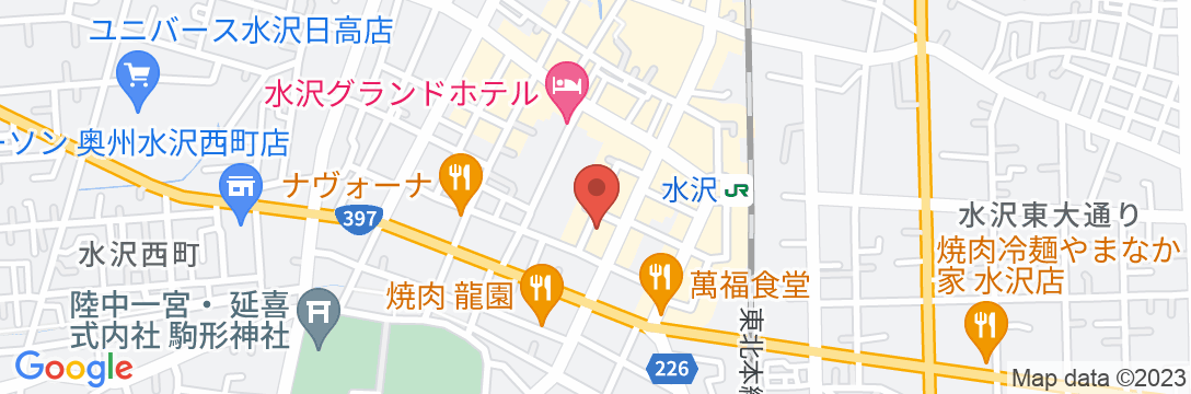 青木旅館<岩手県>の地図