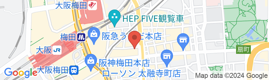 ヴィアイン梅田(JR西日本グループ)の地図
