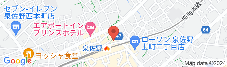 ステイザ大阪の地図