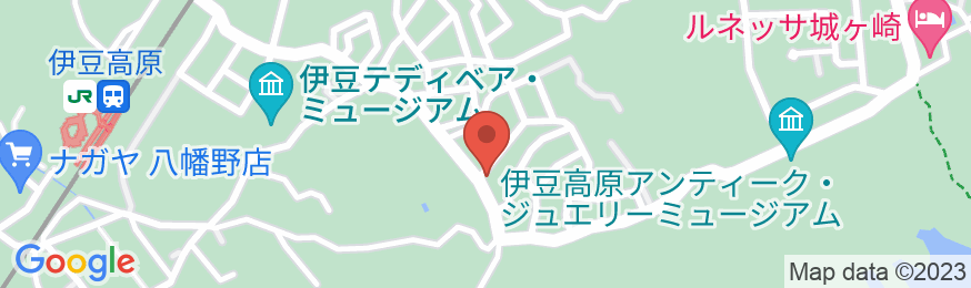 ジェムスティーイン伊豆高原の地図
