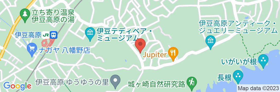 ジェムスティーイン伊豆高原の地図