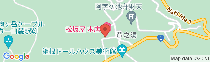 箱根芦之湯 松坂屋本店の地図