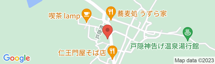 戸隠山宿坊 妙光院 武田旅館の地図