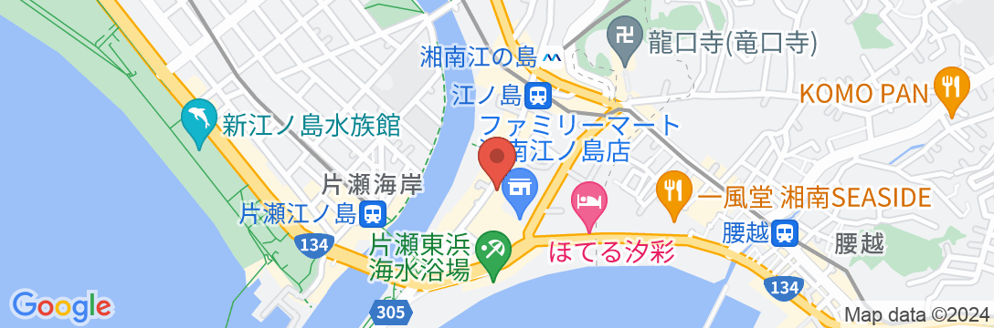 IZA 江ノ島ゲストハウス&バーの地図