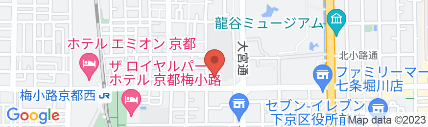 京囲炉裏宿 染 SEN 七条花畑(ドッグフレンドリー)の地図