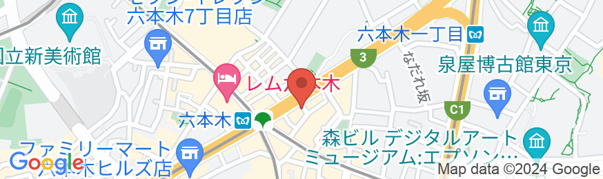 相鉄フレッサイン 東京六本木の地図