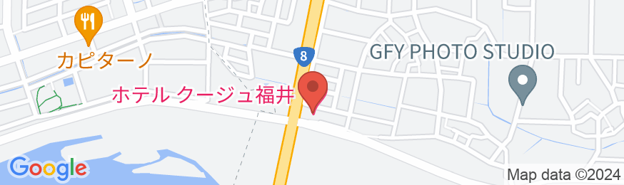 HOTEL cooju fukui(ホテル クージュ福井)の地図