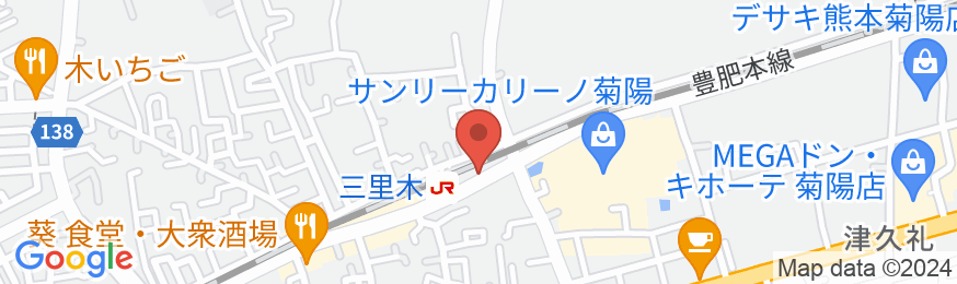 ホテル サンロード熊本の地図