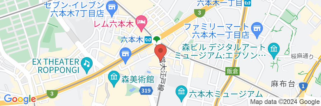 CANDEO HOTELS(カンデオホテルズ)東京六本木の地図