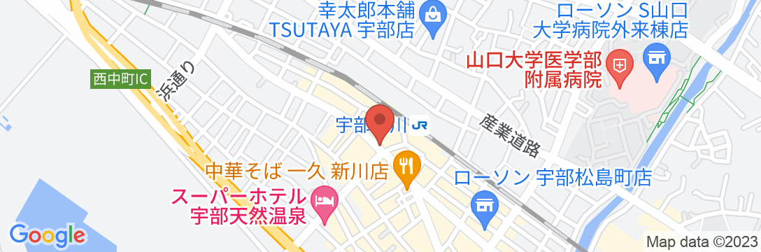 ビジネス旅館駅前の地図