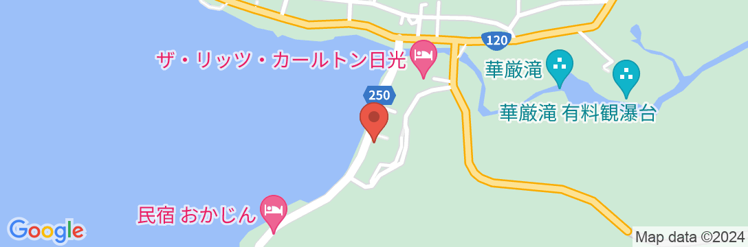 民宿 白樺<栃木県>の地図