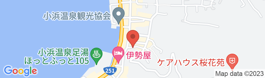 小浜温泉 ビジネスホテル 小浜タウンホテルの地図