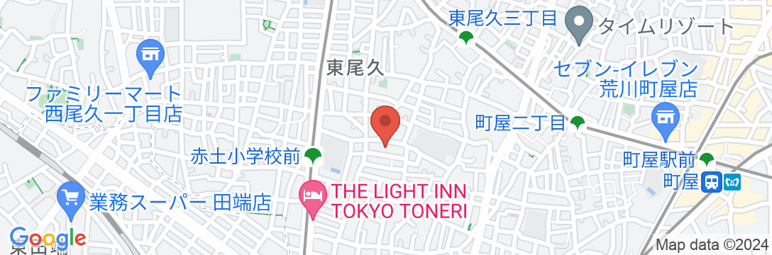 TOKYO GUEST HOUSE 2020の地図