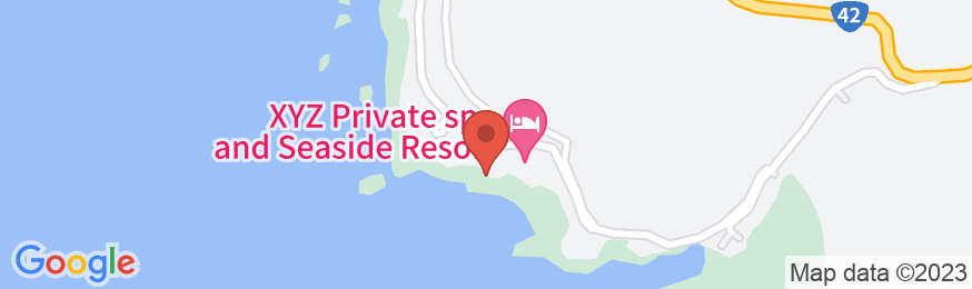 XYZ Private spa and Seaside Resortの地図