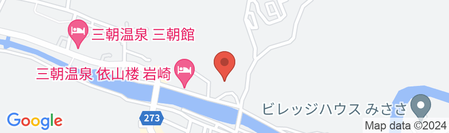 三朝温泉 健康づくりの宿 ブランナールみささの地図