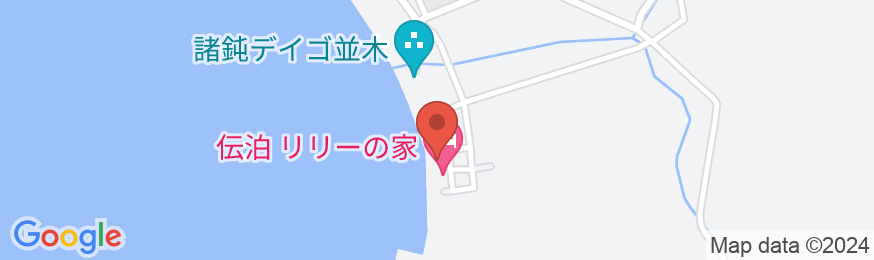 伝泊 リリーの家<加計呂麻島>の地図