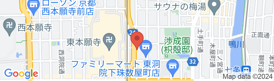 HOTEL KUU KYOTOの地図